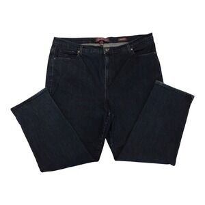 Gloria Vanderbilt Amanda Jeans Ladies 22W Blue Dark Wash